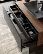 Badmeubel Craft luxe antraciet 120cm incl Ledspiegel, Ophalen, Nieuw