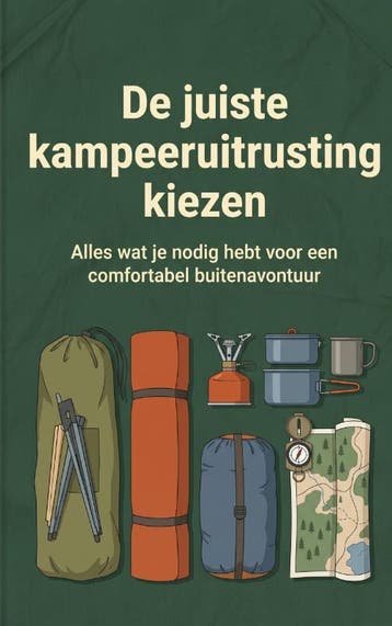 De Juiste Kampeeruitrusting Kiezen | Waries B.V. | Nieuw, Ophalen of Verzenden, Nieuw, Waries B.V.