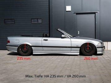Deep Version Super Low Schroefset BMW 3 Serie E36 TA B4054, Nieuw, BMW