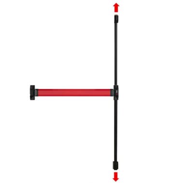 CISA paniekbalk 840 mm ALPHA touch 2-punts sluitend, Verzenden, Nieuw