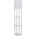 Boekenkast met Ingebouwde Lamp – 3 Planken – Zwart of Wit, Verzenden, Nieuw