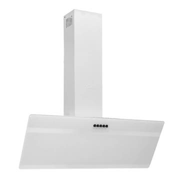 Wandafzuigkap 90cm wit | Retourdeal 54% Korting, Gebruikt, Wandschouwkap, Ophalen of Verzenden, Vrijstaand