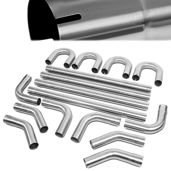 SK-Import Universele Uitlaatbuis Set 76.2mm, Auto-onderdelen, Motor en Toebehoren, Nieuw, Universele onderdelen, Ophalen of Verzenden