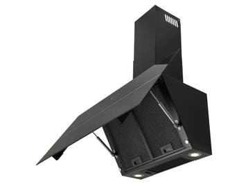 Inventum AKD9015GTZ - Wandschouw afzuigkap - 90 cm - Zwart, Witgoed en Apparatuur, Verzenden, Zo goed als nieuw