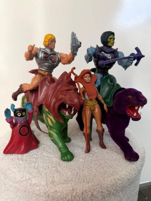 Mattel - Action figure He-Man set (Masters of the Universe), Antiek en Kunst, Antiek | Overige Antiek