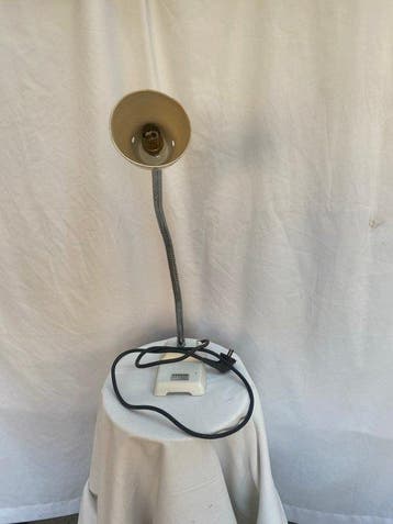 Jeulin - Lamp - Metaal, Chroom, Plastic - laboratoriumlamp -