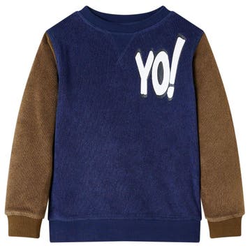 vidaXL Kindertrui 140 donkermarineblauw, Verzenden, Nieuw