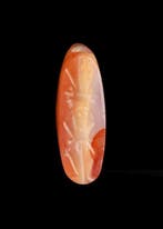 Oude Egypte, late periode Kornalijn Amulet met Bes (Zonder