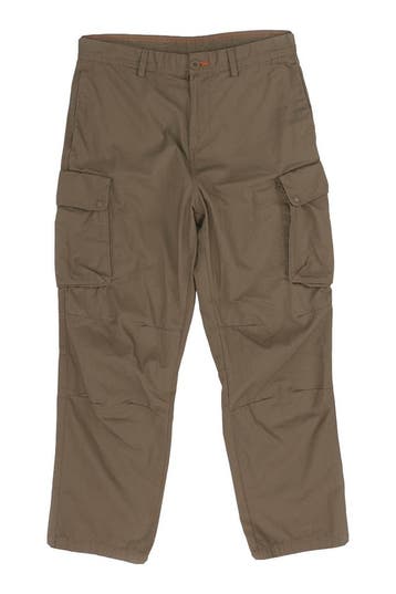 Napapijri Broek in maat L Beige, Verzenden, Zo goed als nieuw, Overige kleuren, Napapijri