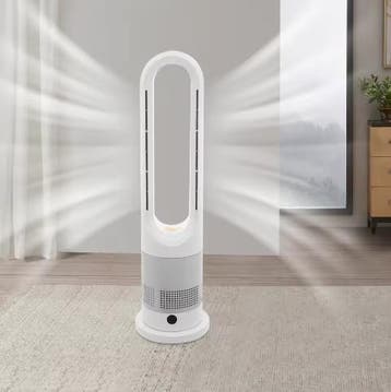 Bladloze Ventilator 2in1 Koelen Verwarmen Stil LED, Witgoed en Apparatuur, Ventilatoren, Verzenden, Nieuw