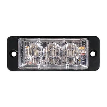 R65 Ultra platte Slimline LED Flitser 3 LEDs Amber | 10-30v, Verzenden, Nieuw