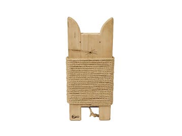 Minimalistische krabpaal met sisal in de vorm van een kat, Dieren en Toebehoren, Ophalen of Verzenden, Nieuw