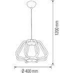 LED Hanglamp - Phoena - Industrieel - 38W - Natuurlijk Wit, Huis en Inrichting, Lampen | Hanglampen, Ophalen of Verzenden, Nieuw