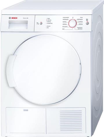 Bosch Wte84105nl Condensdroger 7kg, Ophalen of Verzenden, Zo goed als nieuw, Voorlader, 85 tot 90 cm