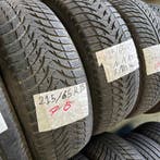 2 x Michelin Alpin A4 215-65-15 Winterbanden 6mm, Auto-onderdelen, Banden en Velgen, 15 inch, Band(en), Personenwagen, Gebruikt
