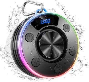 Bluetooth Speaker IPX7 | Met Klok | Tweedekansje | OP=OP, Overige merken, Overige typen, Ophalen of Verzenden, Zo goed als nieuw