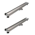 Brauer Douchegoot met Multifunctioneel Rooster en Flens Voor, Ophalen of Verzenden, Nieuw, Rvs