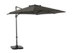 Garden Impressions Zweefparasol Hawaii 3 x 3 mtr Grijs, Nieuw, 2 tot 3 meter, Zweefparasol, Verstelbaar