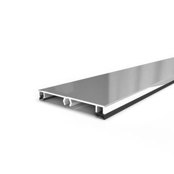 Aluminium klemlijst met beglazingsrubber en schroeven-2500 m, Doe-het-zelf en Verbouw, Ophalen of Verzenden, Nieuw
