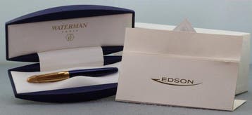 Waterman - EDSON BLUE SAPPHIRE - Vulpen, Verzamelen, Nieuw