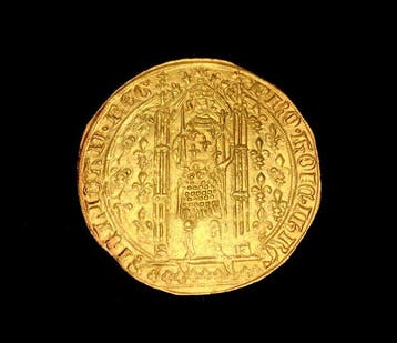 Graafschap Provence Jeanne de Naples (1362-1382). Franc à