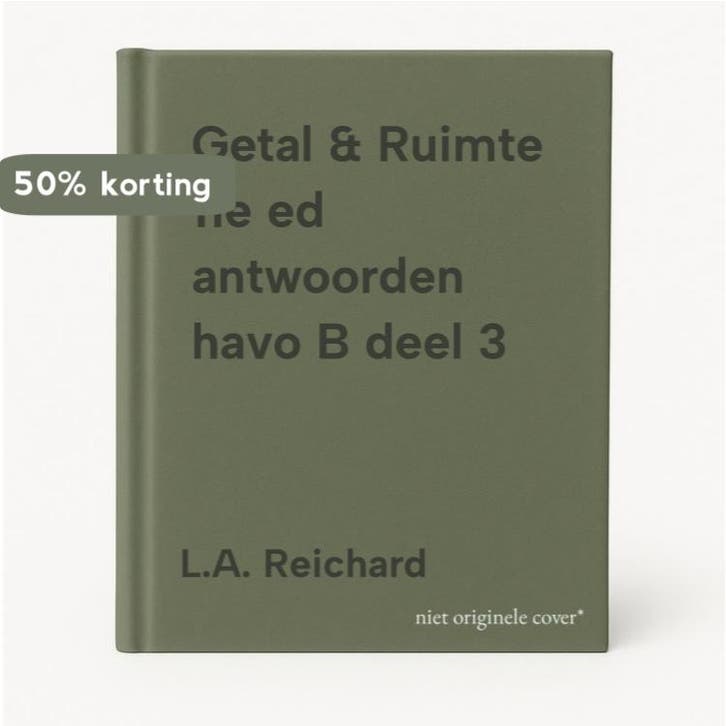 Getal & Ruimte 11e ed antwoorden havo B deel 3 9789001842161, Boeken, Schoolboeken, Gelezen, Verzenden