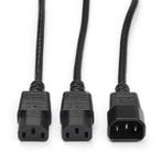C14 naar C13 kabel | ACT | 1.8 meter (2 x C13), Verzenden, Nieuw