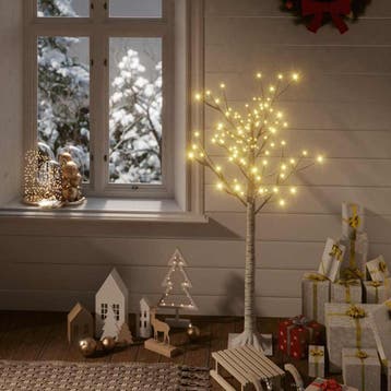 vidaXL Kerstboom wilg met 128 warmwitte LEDs binnen en, Verzenden, Nieuw