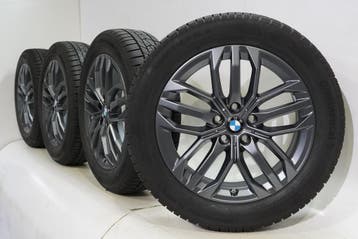 BMW X1 iX1 U11 BEV X2 iX2 U10 879 18 inch velgen Continental, 18 inch, Gebruikt, Velg(en), Winterbanden