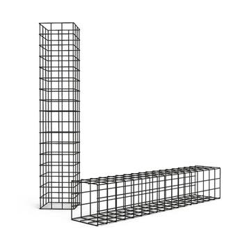 Italiaans design Wire Mesh verticaal of horizontaal kolom