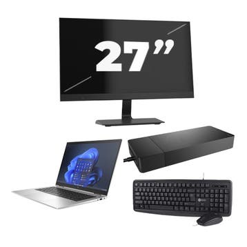 HP EliteBook x360 1040 G9 -   i7-12e 16GB  - 256GB  + 1x 27, Qwerty, Verzenden, Refurbished, 14 inch