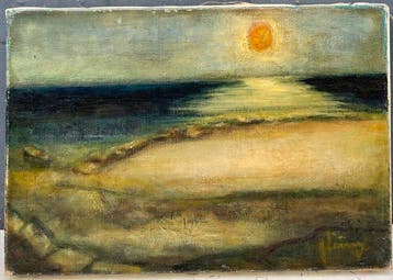 Paul Hemery (1921-2006) - Coucher de Soleil (sans prix de