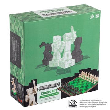 Minecraft Chess Set Overworld Heroes vs. Hostile Mobs, Verzamelen, Ophalen of Verzenden, Nieuw