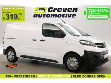 Opel Vivaro-e 50 kWh L2H1 | Snelladen | SOH 92% | Airco |, Automaat, Wit, Elektrisch, Opel
