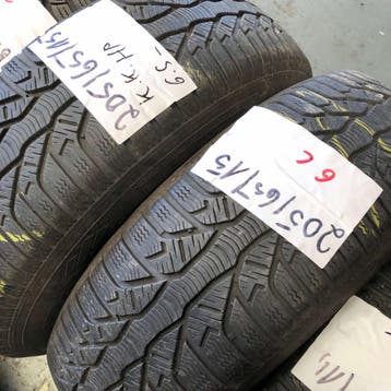 2 x Kleber Krisalp HP 205-65-15 Winterbanden 6,5mm, Gebruikt, 15 inch, Band(en), Personenwagen