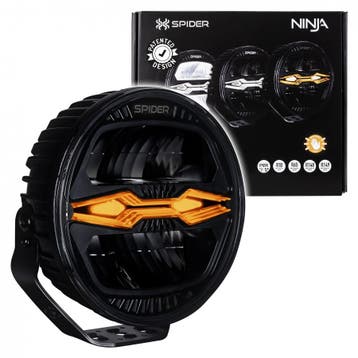 X-Spider Ninja LED Verstraler Rond | DRL + LED Flitser, Auto-onderdelen, Verzenden, Nieuw