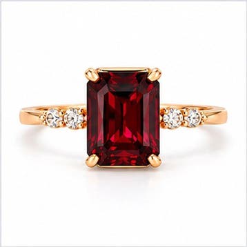 Zonder minimumprijs - Ring - 14 karaat Roségoud - 3.40ct., Nieuw