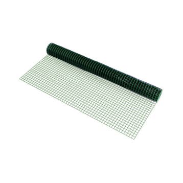 Kippengaas vierkant 19 mm geplastificeerd op rol 1x5 m groen, Verzenden, Nieuw