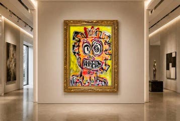 Timo Wedell - Sonnenkönig - XXL - Hommage Basquiat