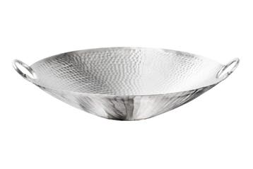 Handgemaakte decoratieve kom ORIENT 55cm zilverkleurig, Huis en Inrichting, Ophalen of Verzenden, Nieuw