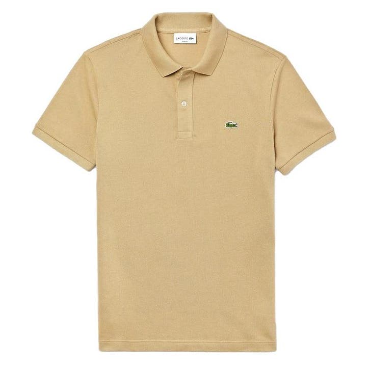2dekans | Lacoste Slim Fit Polo Shirt - Korte Mouw - 100%, Kleding | Heren, Polo's, Beige, Nieuw, Ophalen of Verzenden