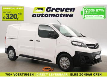 Opel Vivaro-e 75 kWh L2H1 | Snelladen | SOH 87% | Airco |, Automaat, Wit, Elektrisch, Opel