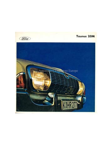 1966 FORD TAUNUS 20M BROCHURE NEDERLANDS, Nieuw, Ford, Author