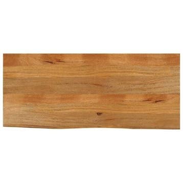 Boomstam Tafelblad 140x60 - Natuurlijke rand | Laatste Stuk!, 100 tot 150 cm, Rustiek, Zo goed als nieuw, Tafelblad