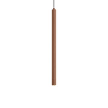 Moderne hanglamp mokka met ingebouwde plafondplaat - Chuba, Verzenden, Nieuw, Modern