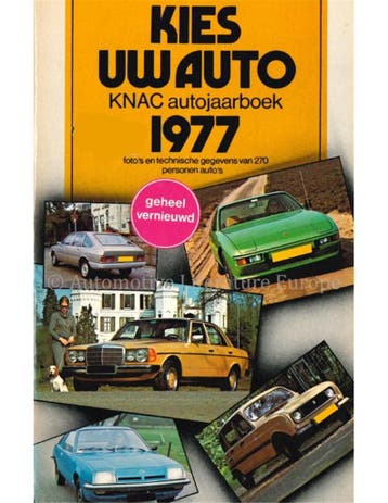 1977 KNAC AUTOJAARBOEK NEDERLANDS, Nieuw, Author