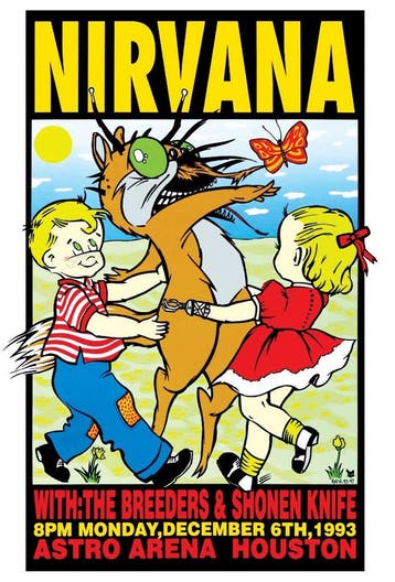 Posters - Poster Nirvana - Astro Arena, Verzenden, Zo goed als nieuw