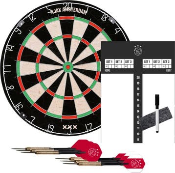 Ajax Dartbord Startpakket (Dart Bord), Ophalen of Verzenden, Nieuw, Dartbord