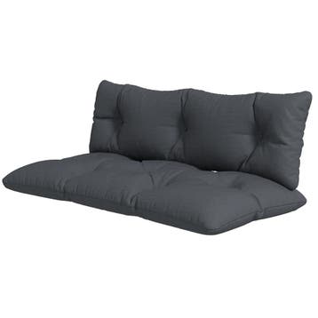 Set Van 2 Palletkussens Zitkussens Met UV-bescherming, Bankk, Tuin en Terras, Verzenden, Nieuw