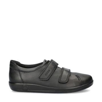 Ecco Soft 2.0 lage sneakers voor dames in het Zwart, Ecco, Verzenden, Zwart, Nieuw